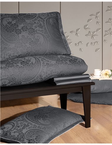 КПБ La Romano PR514 steel gray Tracy steel gray Premium Satin (серый)