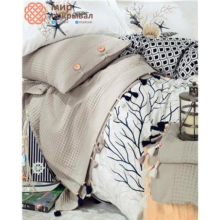 Yacht Style Beige покрывало + КПБ