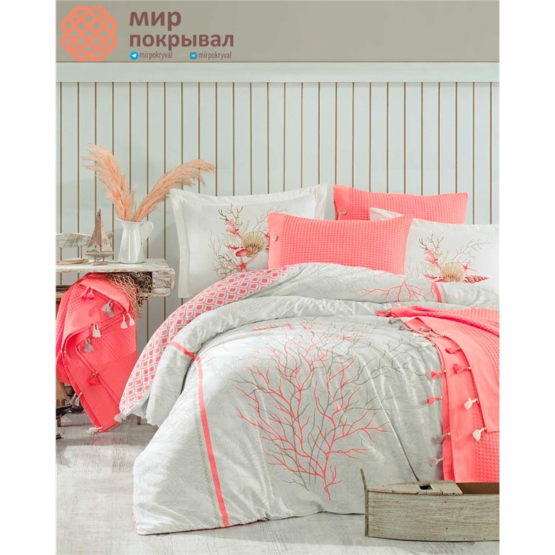 Yacht Style Coral покрывало + КПБ