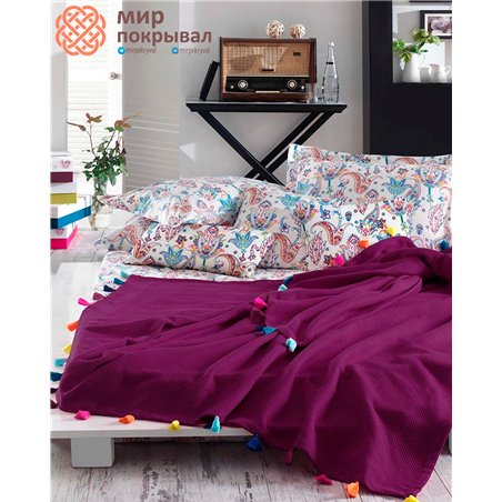 Up Style Pique Set Damson