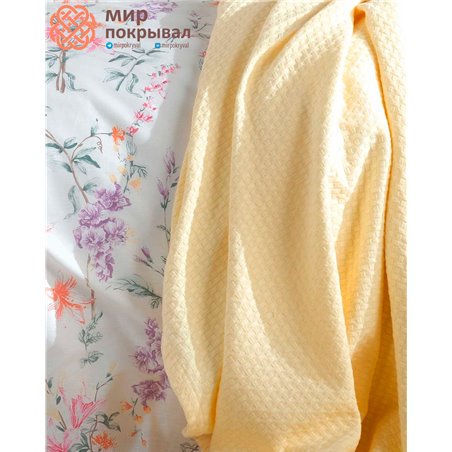 Jasmine Pique & Duvet Cover Set - Ecru