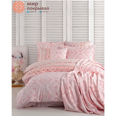 Country Bedspread Set - Lucca Rose