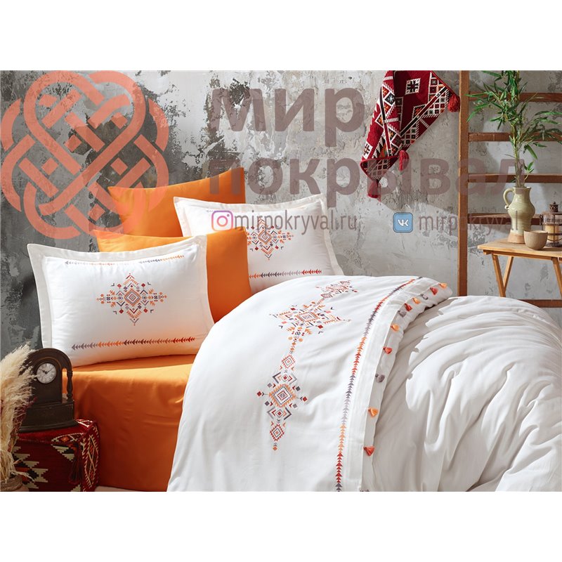 Ezgi постельное Dantela с вышивкой