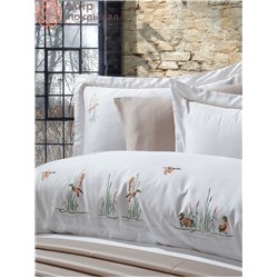 Duck постельное Dantela с вышивкой