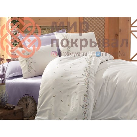 Nil постельное Dantela с вышивкой