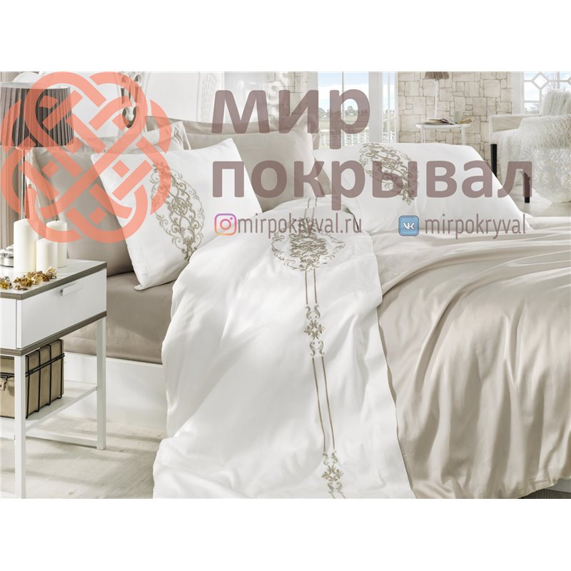 Intence постельное Dantela с вышивкой