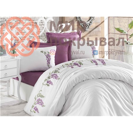 Begonville постельное Dantela с вышивкой