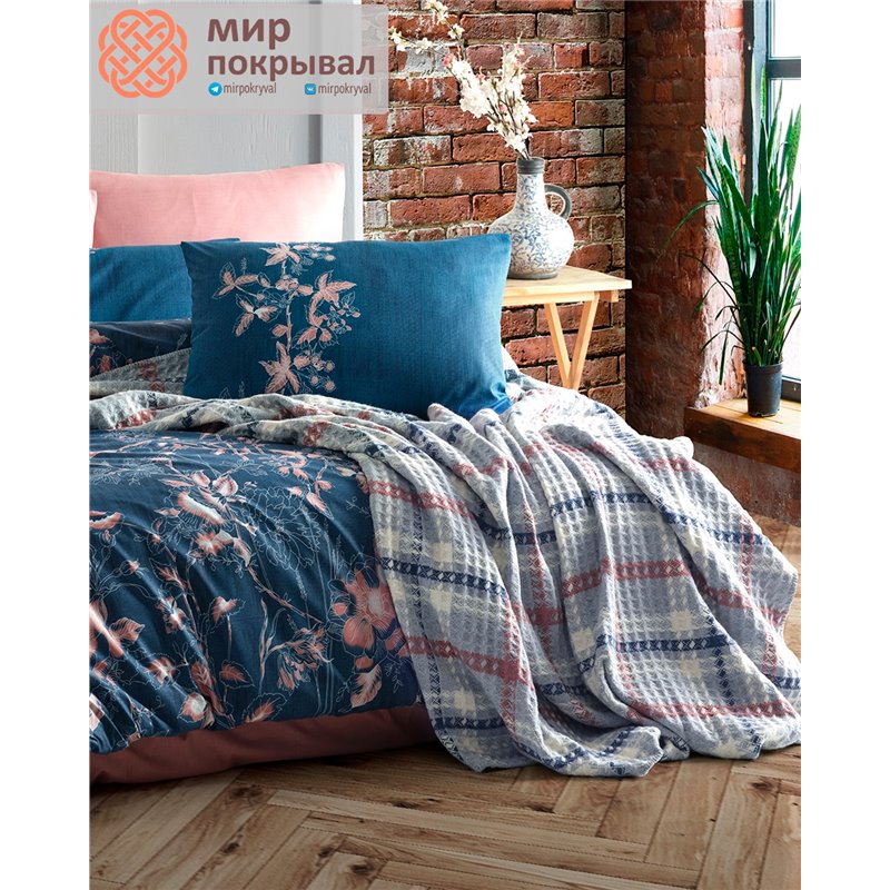 Indigo Wilbourn Blanket&Duvet Cover Set ISTANBUL плед