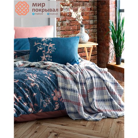 Indigo Wilbourn Blanket&Duvet Cover Set ISTANBUL плед
