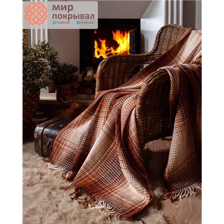 Coffee Casual Blanket Winter ISTANBUL плед