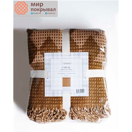 KKhaki Casual Blanket Snowly ISTANBUL плед