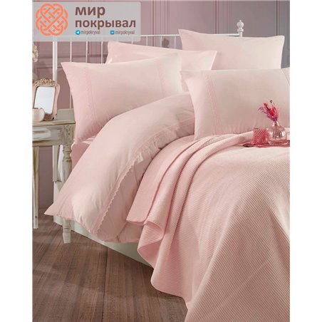 Powder Rosaline Blanket&Duvet Cover Set ISTANBUL плед