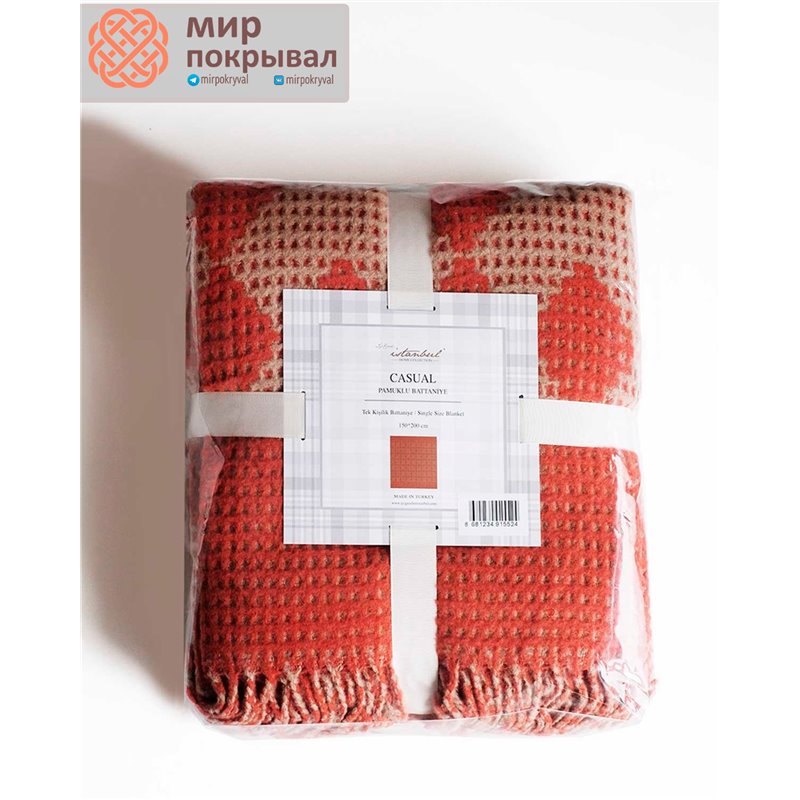 Tile Casual Blanket Snowly ISTANBUL плед