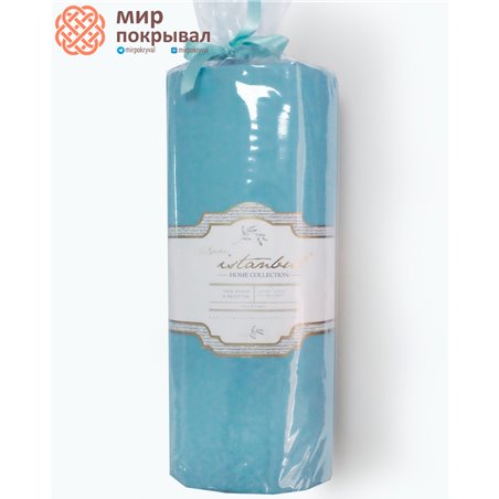 Igi Ranforce Fitted Sheet&Pillow Case Set - Petrol Blue