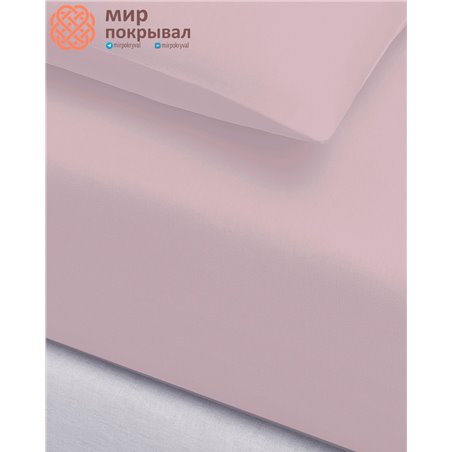 Igi Ranforce Fitted Sheet&Pillow Case Set - Pink