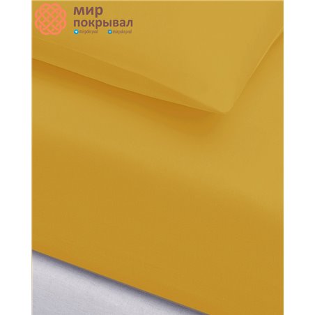Igi Ranforce Fitted Sheet&Pillow Case Set - Yellow