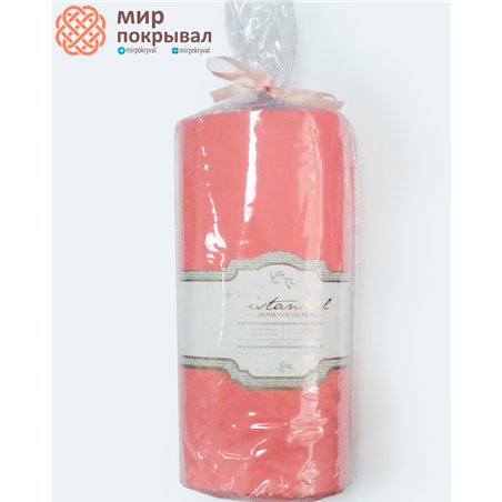 Igi Ranforce Fitted Sheet&Pillow Case Set - Coral