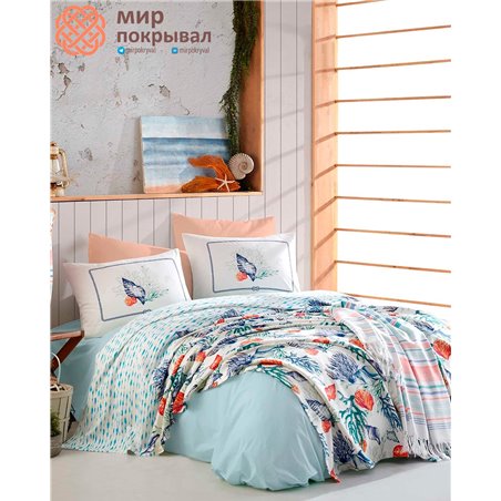 Marine Peshtemal&Duvet Cover Set Denise