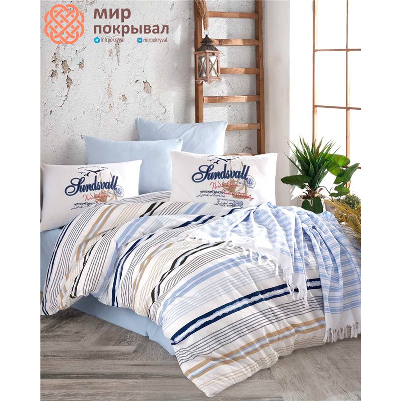Marine Peshtemal&Duvet Cover Set California
