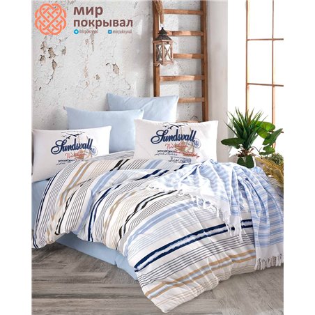 Marine Peshtemal&Duvet Cover Set California