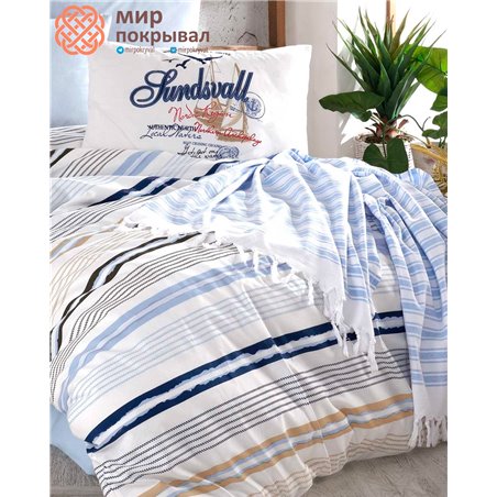 Marine Peshtemal&Duvet Cover Set California
