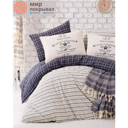 Marine Peshtemal&Duvet Cover Set Monaco