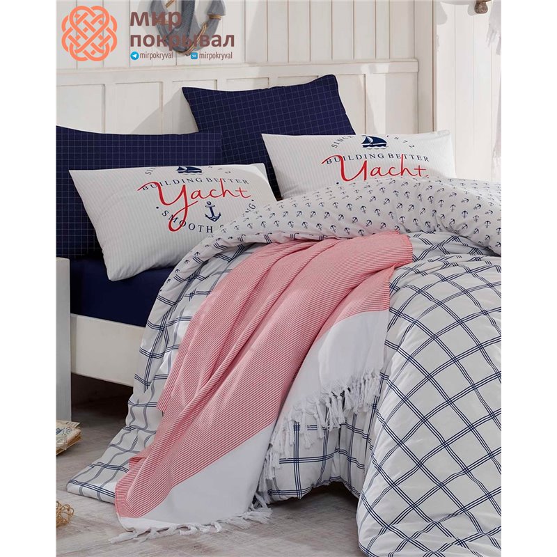 Marine Peshtemal&Duvet Cover Set Bodrum