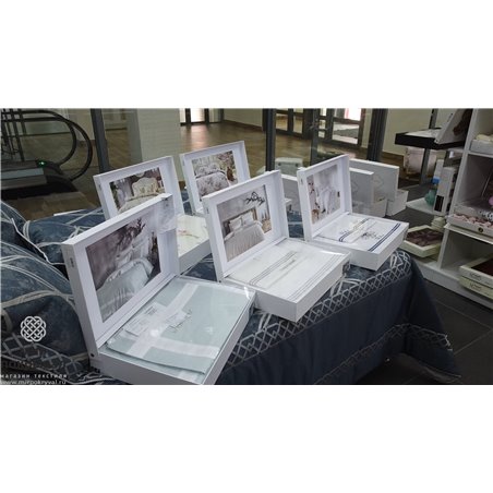 Tivolyo Home Line Кремовый / Бирюзовый