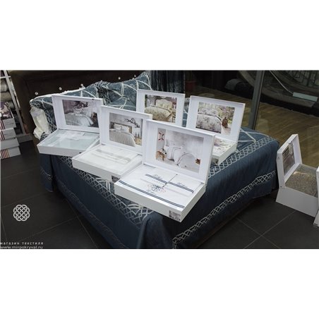 Tivolyo Home Line Кремовый / Бирюзовый