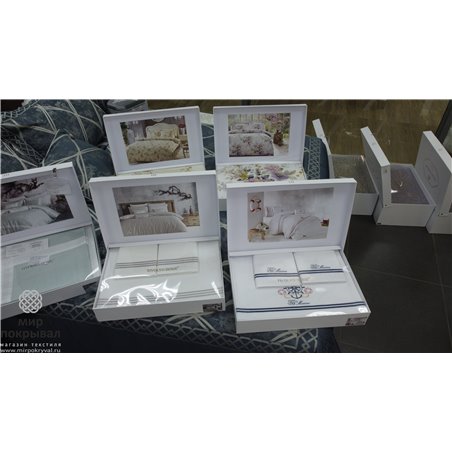 Tivolyo Home Line Кремовый / Бирюзовый