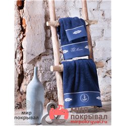Ancora Полотенце Темно-Синий Tivolyo Home