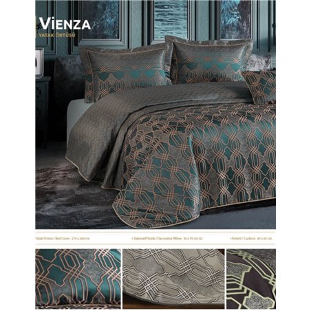 VIENZA Grazie Home постельное сатин с вышивкой (кремовый)
