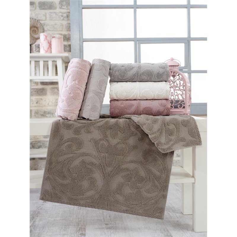 Cotton CombingWrought Iron Jacquard Towel