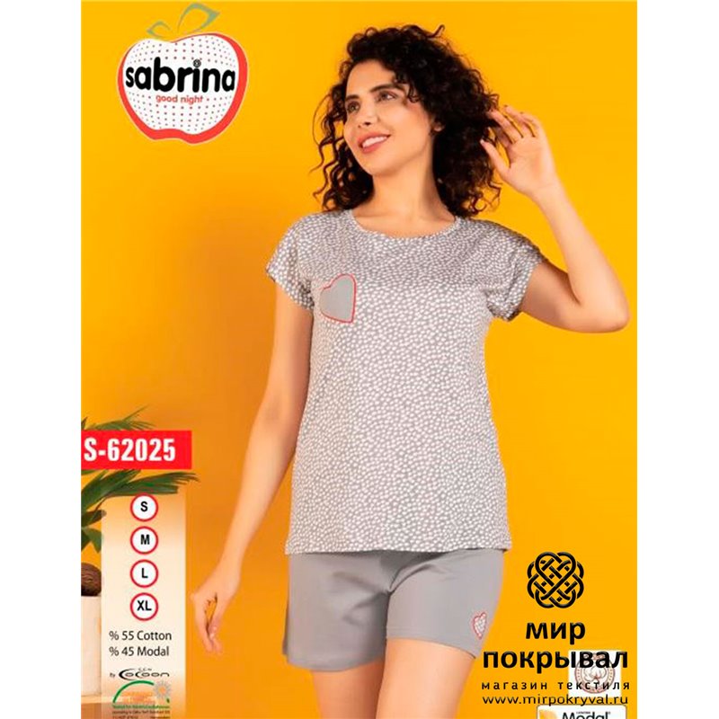 Комплект Женский с Шортами Sabrina S-62025
