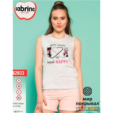 Комплект Женский с Шортами Sabrina S-62033