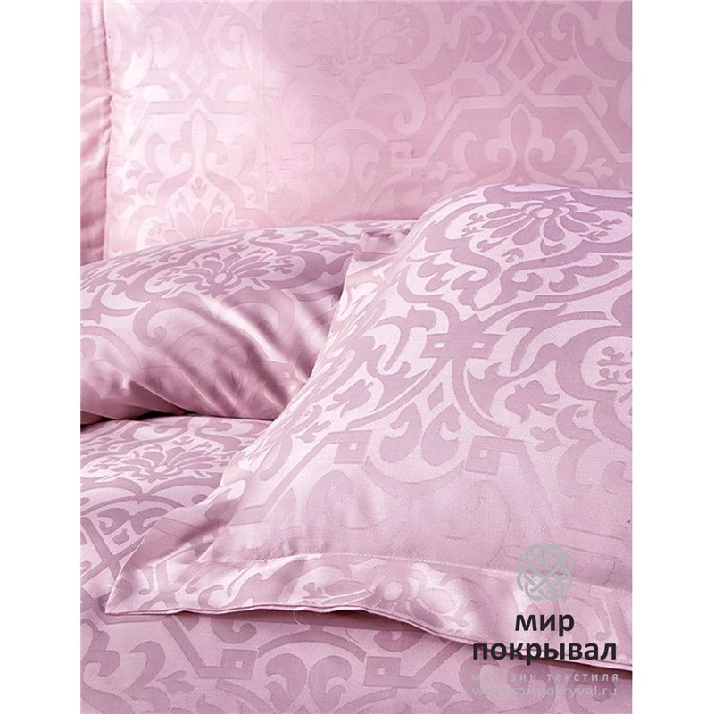 Сатиновое КПБ Жаккард Jacquard Saten ECOSSE JARARLI GULKURUSU