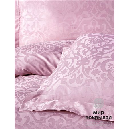 Сатиновое КПБ Жаккард Jacquard Saten ECOSSE JARARLI GULKURUSU