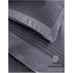 Сатиновое КПБ в Полоску Striped Saten ECOSSE CIZGILI GRI 2