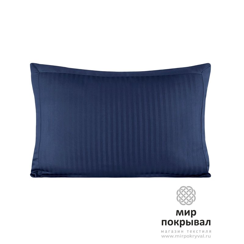 Сатиновое КПБ в Полоску Striped Saten ECOSSE CIZGILI LACIVERT