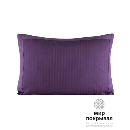 Сатиновое КПБ в Полоску Striped Saten ECOSSE CIZGILI MOR