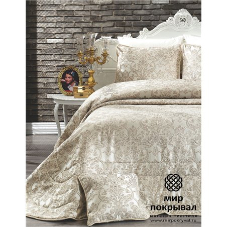 Покрывало Elizabeth кремовое Grazie Home