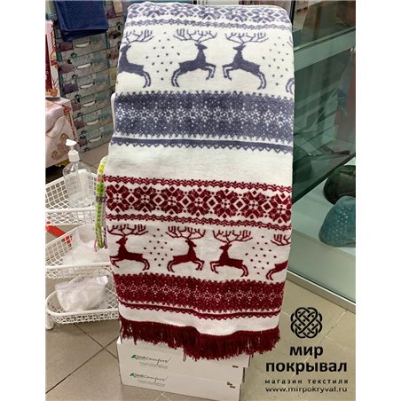 Плед хлопок-акрил New Year 2020 Blankets