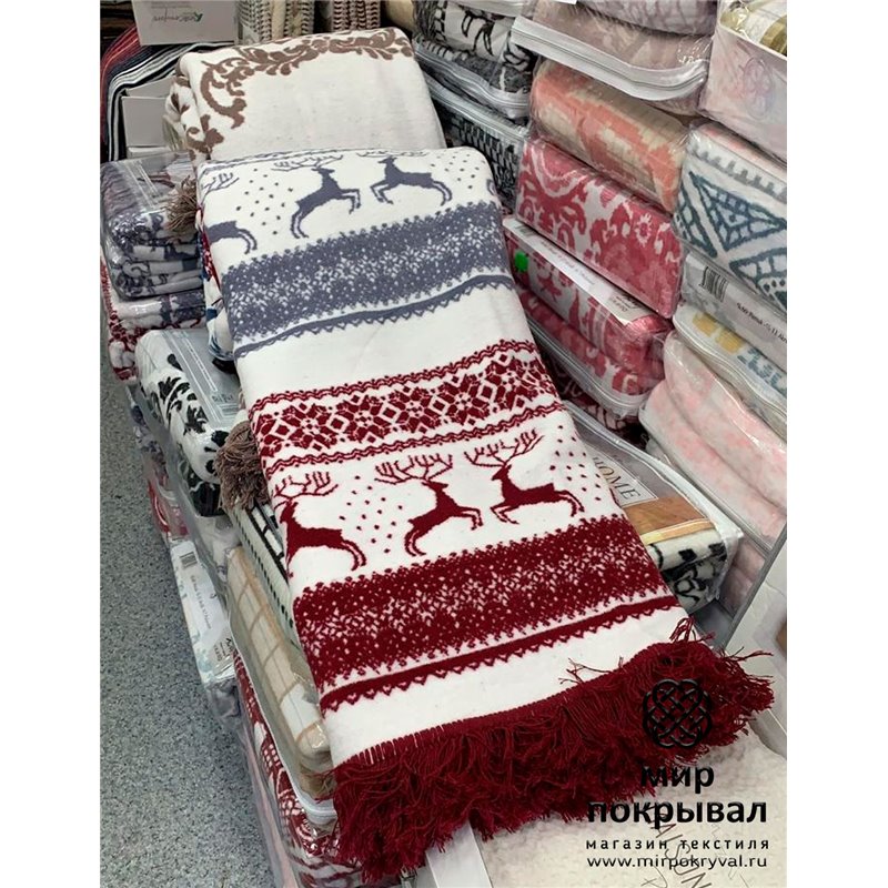Плед хлопок-акрил New Year 2020 Blankets