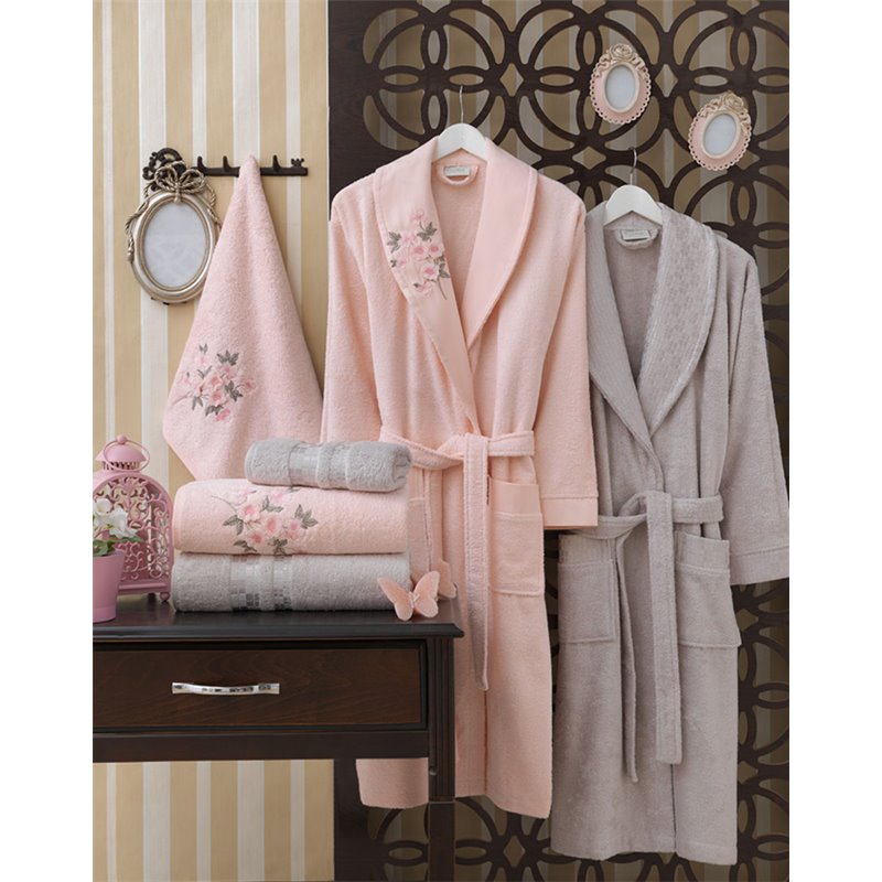 Bamboo Robe Set Sikel Bamboo Magnolia Bathrobe Set