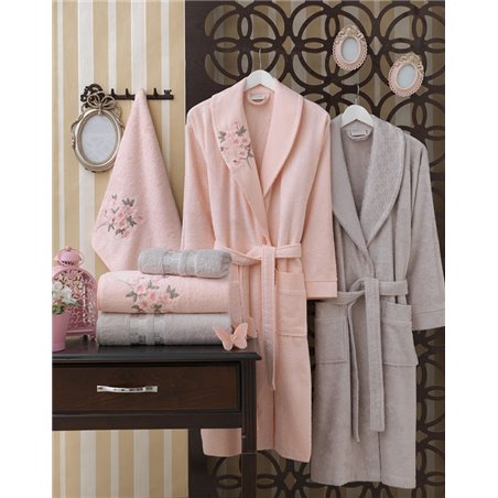 Bamboo Robe Set Sikel Bamboo Magnolia Bathrobe Set
