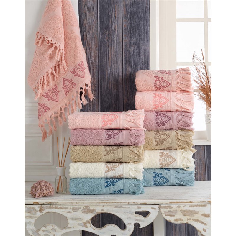 Cotton Elite TowelCotton Elite Damask Fringed Towel