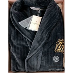 Альберто серый мужской халат Maison D'or