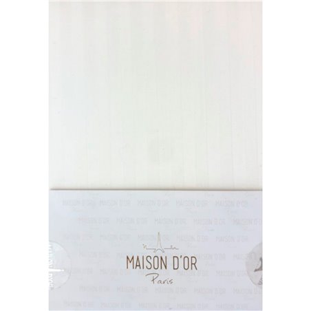 Простынь с наволочкой Satin-Led ваниль 240x260 см Maison D'or