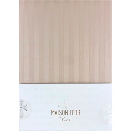 Простынь с наволочкой Satin-Led капучино 240x260 см Maison D'or