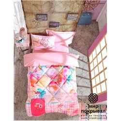 Gen Odasi Ranforce Tek Kiilik Uyku Seti Escape Pembe